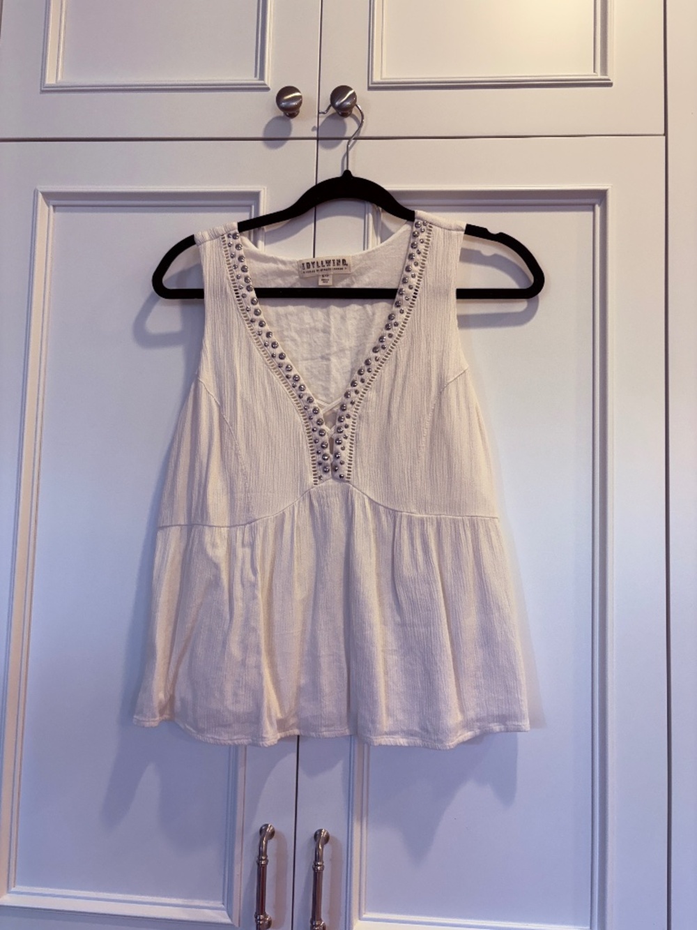 Idyllwind Fueled by Miranda Lambert Cream Sleeveless Blouse